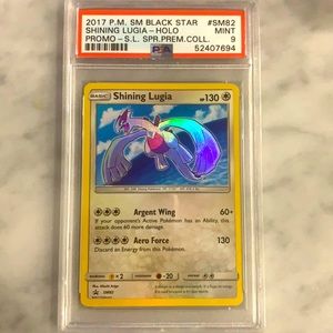 Shining Lugia Holo Promo Black Star SM82 PSA9